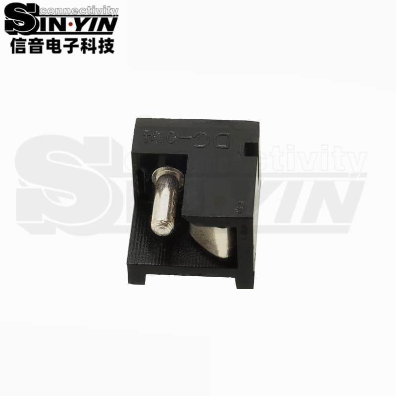 DC-004 立式垂直PCB插板DC电源插座（5.5×2.1 / 5.5×2.5mm）-4