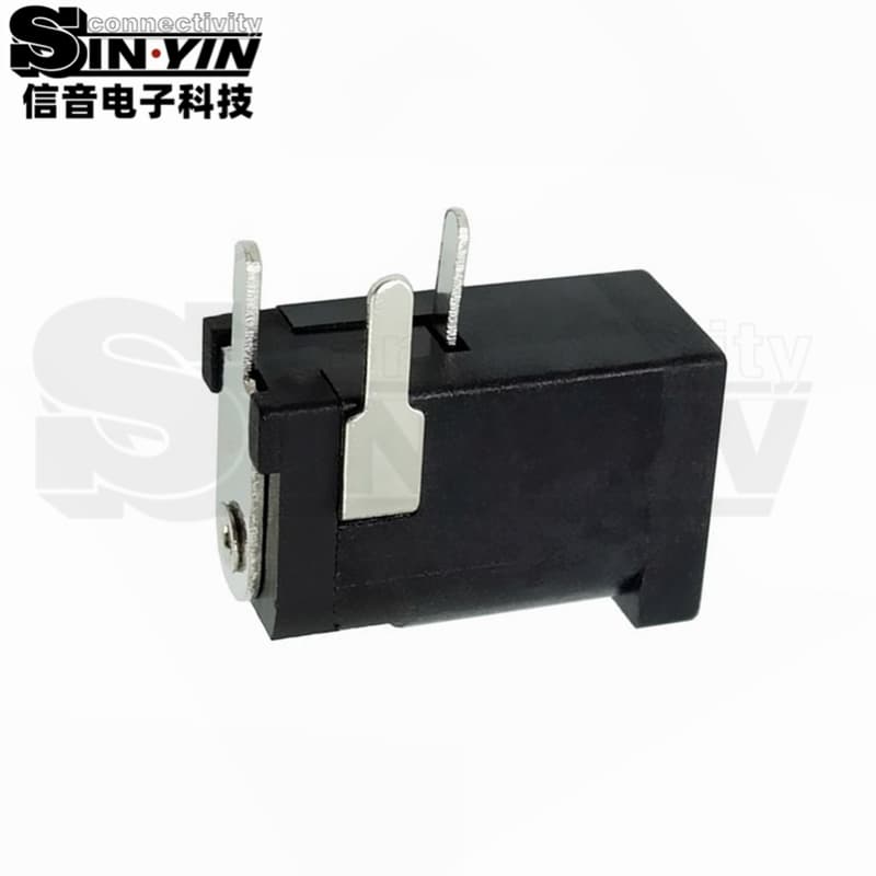 DC-002 卧式PCB插板小孔径DC电源插座（3.5×1.1 / 3.5×1.35mm）-4