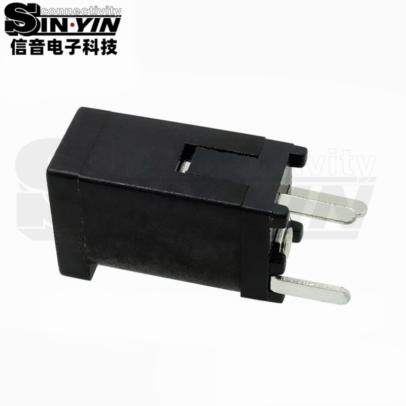 DC-002F 卧式PCB插板小孔径DC电源插座（3.5×1.1 / 3.5×1.35mm）-3
