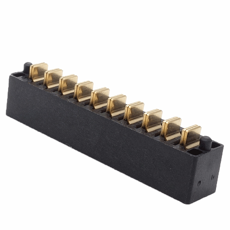 信音达SYCDF30P10S1C7 10Pin锂电池连接器母座 3.0mm间距15A DIP插件