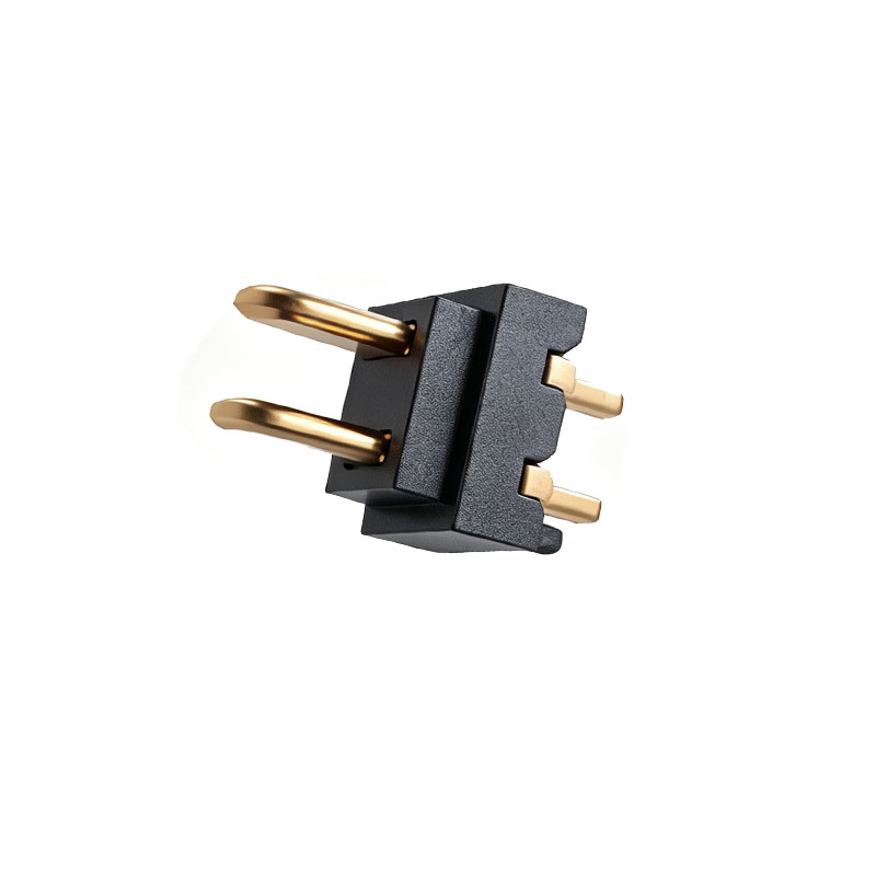 信音达SYCAM20P2R1H250 2Pin插件锂电公座｜LCP材质·额定3A/瞬时5A·4.5×4.4×7.3mm极致微型DIP封装·耐260℃波峰焊·单串BMS极简动力接口（动力+地线）