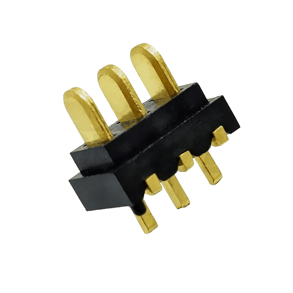 信音达SYCAM20P3R1H250 3Pin插件锂电公座｜LCP材质·额定3A/瞬时5A·6.5×4.4×7.3mm极致微型DIP封装·耐260℃波峰焊·单串BMS极简接口（动力+地线+预留）