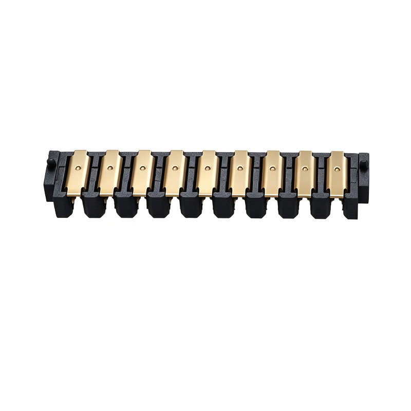 信音达SYCAF20P9CSMT 9Pin贴片锂电母座｜LCP材质·额定3A/瞬时5A·20.0×4.0×2.65mm超薄SMT封装·耐260℃回流焊·多串BMS高集成接口（三采样+动力+地线+双通讯+双预留）
