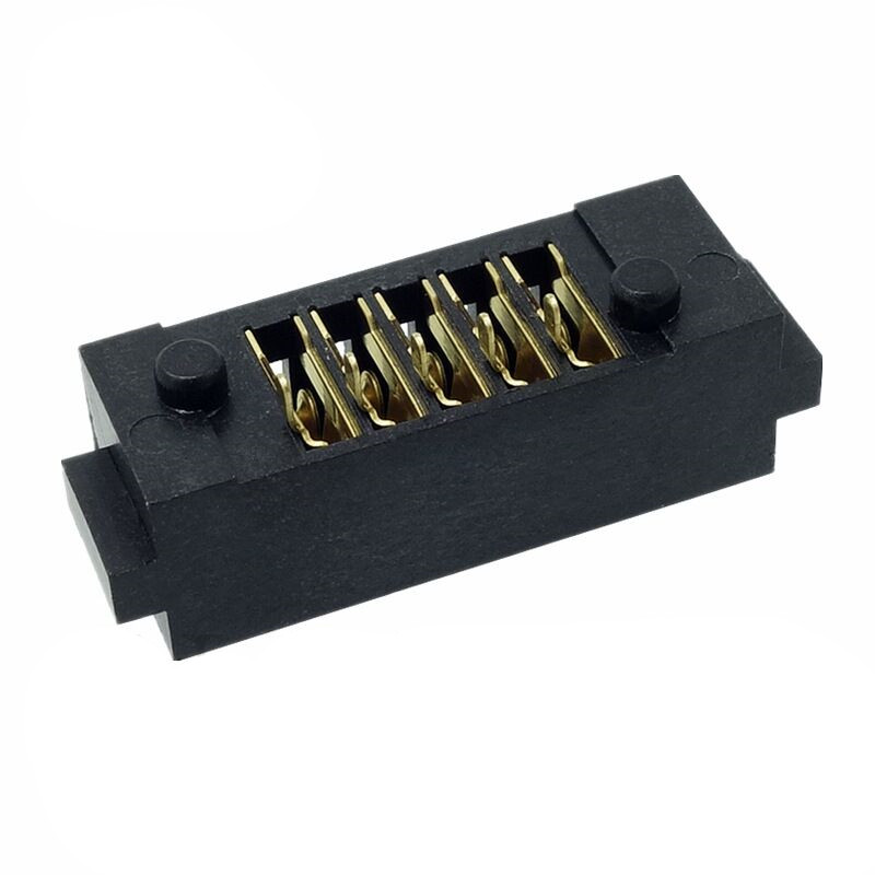 信音达SYCAF01P5H1A智能门锁专用锂电母座｜5Pin 2.0mm间距·5A载流·19.85mm迷你机身·防呆锁扣·PA9T耐260℃·长续航垂直互联标杆