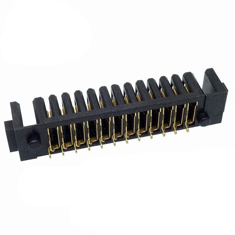 信音达SYCAF01P12H1A 12Pin锂电母座｜2.0mm间距5A载流·35.85mm紧凑机身·防呆锁扣·PA9T耐260℃·储能BMS高密度垂直互联优选-2