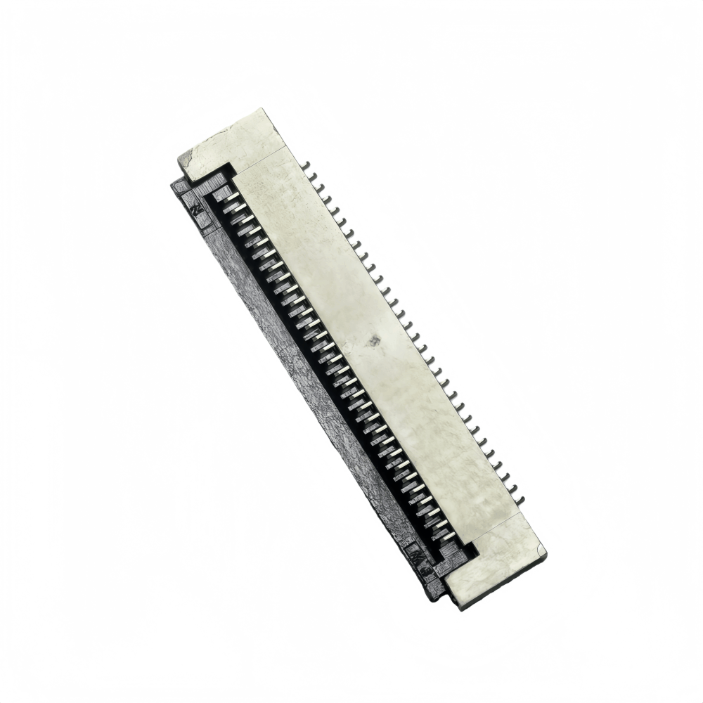 FPC连接器 0.5mm间距 H=1.5mm 前翻盖式（卧式SMT贴片 / 多Pin位可选柔性排线插座）
