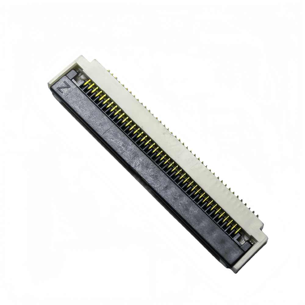 FPC连接器 0.5mm间距 H=1.8mm 前翻盖式（卧式SMT贴片 / 多Pin位可选柔性排线插座）