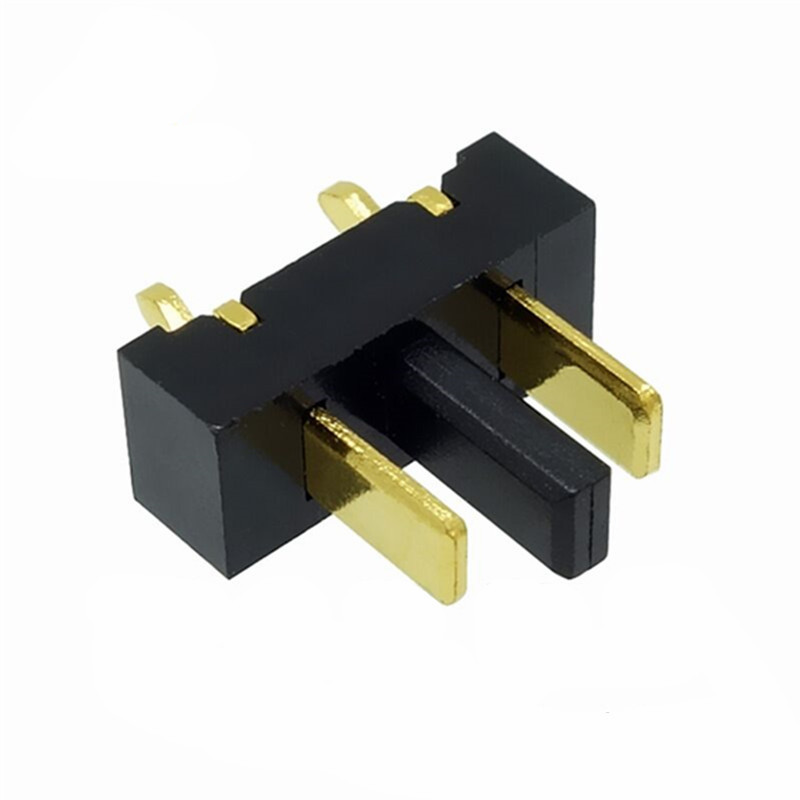 信音达 SYCBM02P2R1A 2Pin锂电公座｜9.5mm纯动力极简·180°直插·PA9T耐260℃·镀金≤8mΩ·微型设备首选
