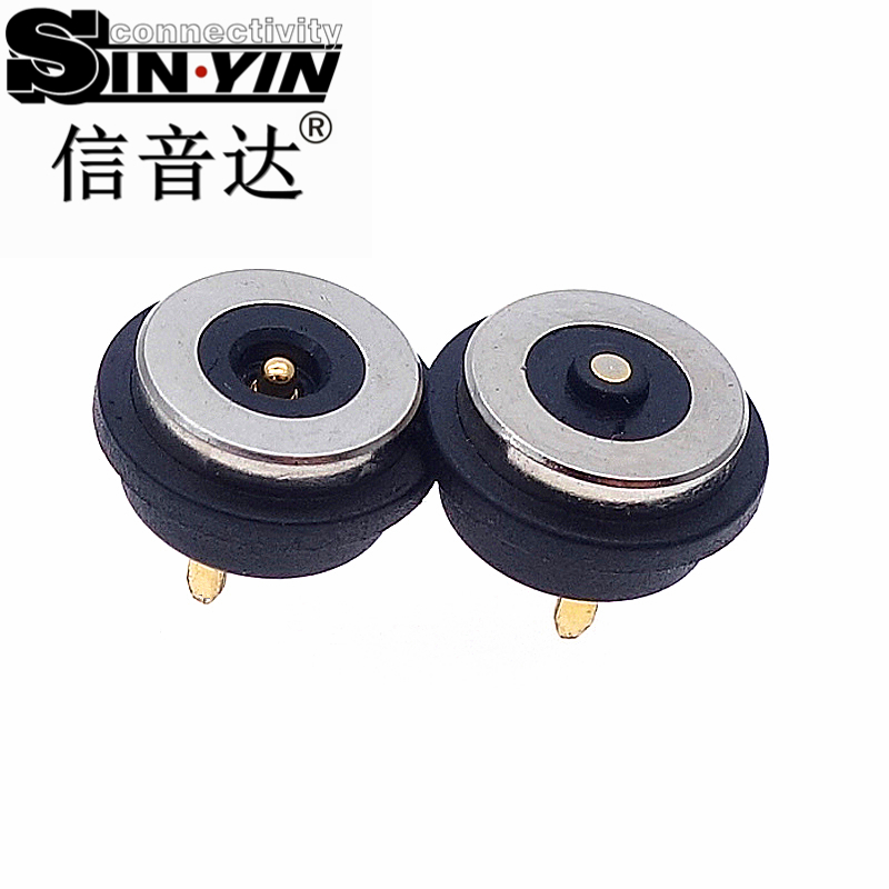 信音达磁吸系列 8.5×10.5mm 2A磁吸连接器｜椭圆Pogo Pin公母座 防呆快充与ID美学兼顾方案-5