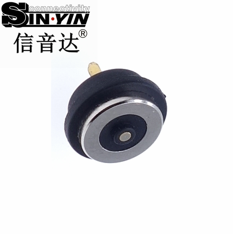 信音达磁吸系列 8.5×10.5mm 2A磁吸连接器｜椭圆Pogo Pin公母座 防呆快充与ID美学兼顾方案-3