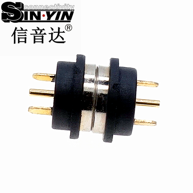 信音达磁吸系列 8.5×10.5mm 2A磁吸连接器｜椭圆Pogo Pin公母座 防呆快充与ID美学兼顾方案