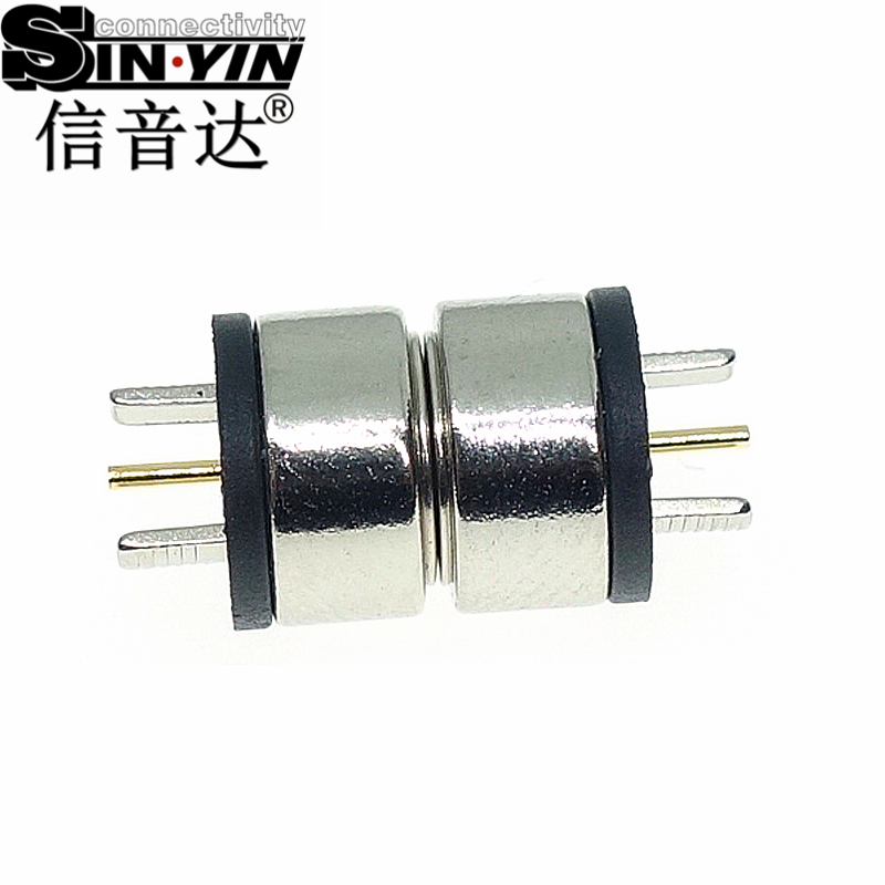 信音达SYC系列 8×8mm 2A磁吸连接器｜微型Pogo Pin公母座 快充与空间平衡的高性价比方案-4