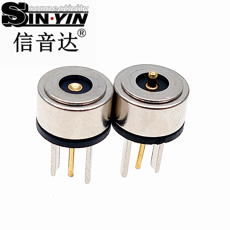 信音达磁吸系列 8×8mm长针磁吸连接器｜深腔适配Pogo Pin公母座 2A/3A大电流微型精密方案